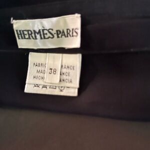 Hermès Black Cape Luxurious Outerwear